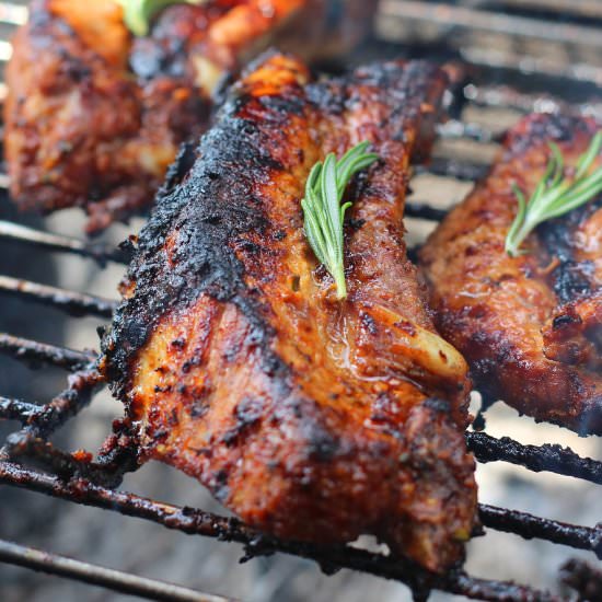 Grilled Ribs - Recipe photo by buszujacawkuchni