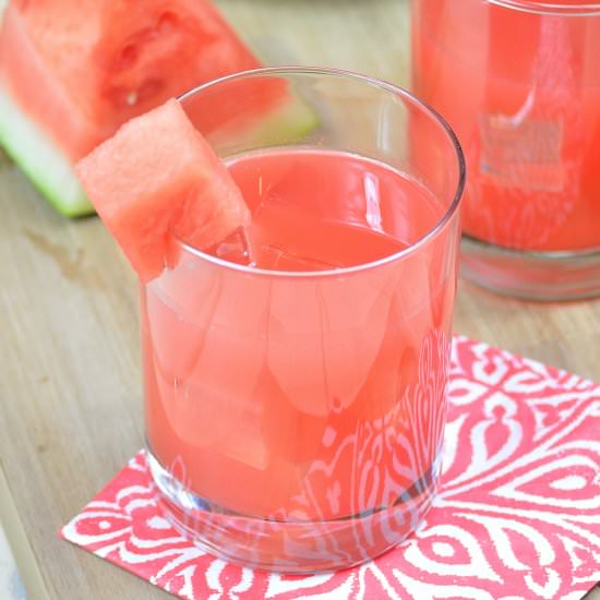 Watermelon + Vodka - Recipe photo by IAteTheWholeThing