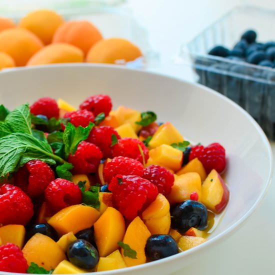 Berries Apricot and Nectarine Fruit - Recipe photo by forksandstraws