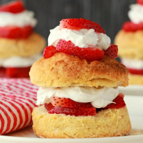 Vegan Strawberry Shortcake - Recipe photo by lovingitvegan