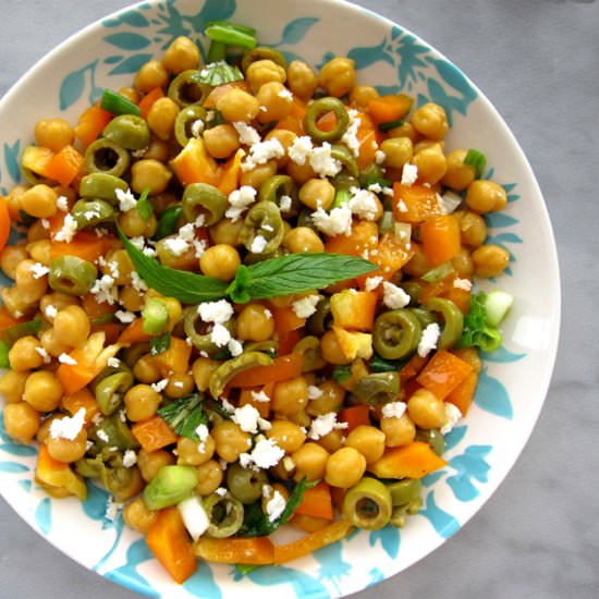 Chickpea Salad - Recipe photo by Cooking and Cooking