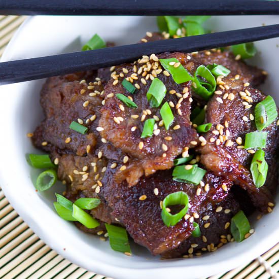 Korean BBQ Short Ribs - Recipe photo by Spice the Plate
