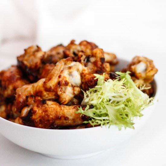 Chipotle Honey Wings - Recipe photo by alittlegathering