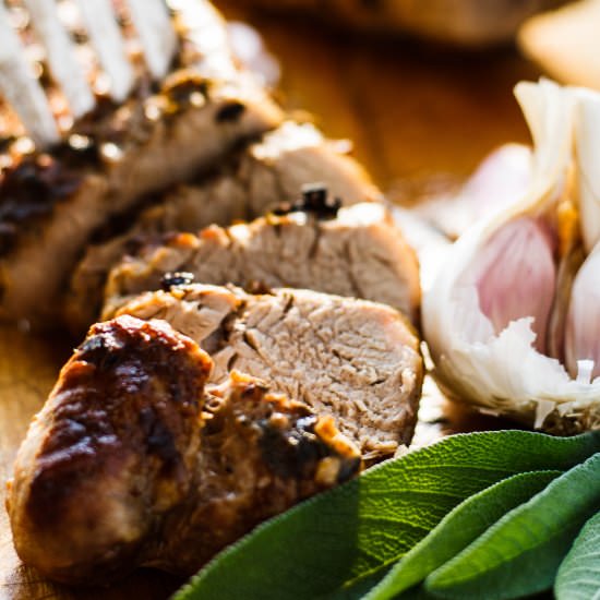 Sage & Garlic Pork Tenderloin - Recipe photo by thegreybell
