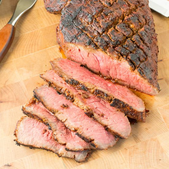 Grilled Marinated London Broil - Recipe photo by ChiliPepperMadness