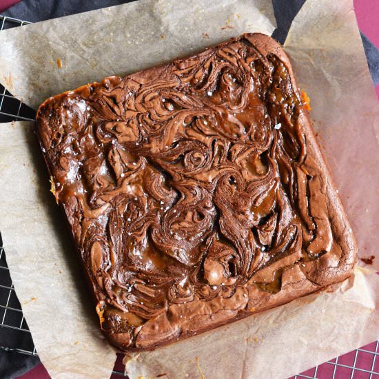 Salted Caramel Brownies - Recipe photo by Hannah Bond