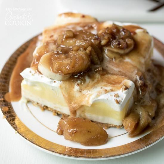 Banana Cream Lush with Banana Frost - Recipe photo by amandascookin