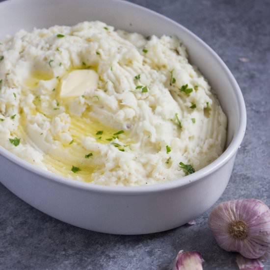 Garlic Cream Cheese Mashed Potatoes - Recipe photo by Coco and Ash