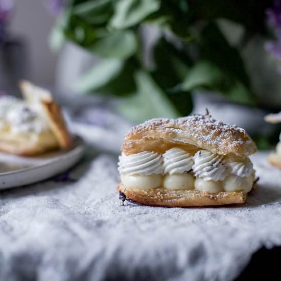 Puff Pastry with Vanilla Mousseline - Recipe photo by LyndseyEden