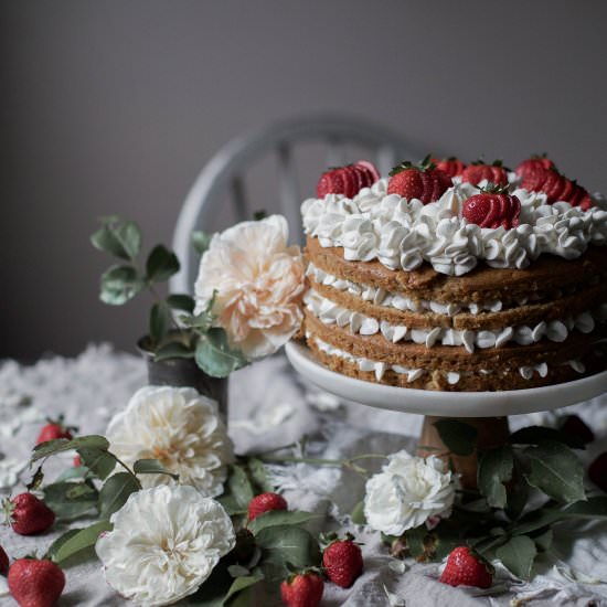 Strawberry Olive Oil Shortcake - Recipe photo by LyndseyEden