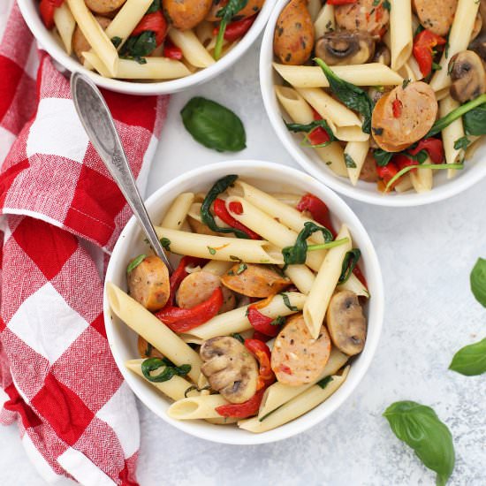 Sausage Pepper Pasta - Recipe photo by onelovelylife