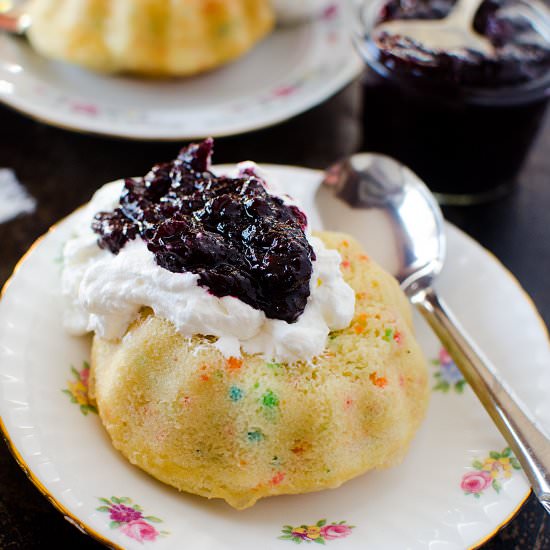 Confetti Mini Bundt Cakes - Recipe photo by tiffanybendayan