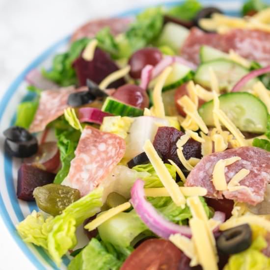 Salami Salad - Recipe photo by JoJoNookAndCranny