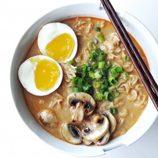 Creamy Spicy Miso Ramen - Recipe photo by Couple Eats Food