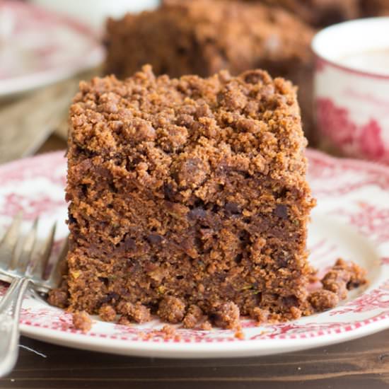 Chocolate Zucchini Coffee Cake - Recipe photo by thegoldlininggirl