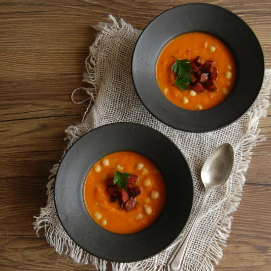 Roasted Butternut Squash Soup - Recipe photo by Technicolor Kitchen