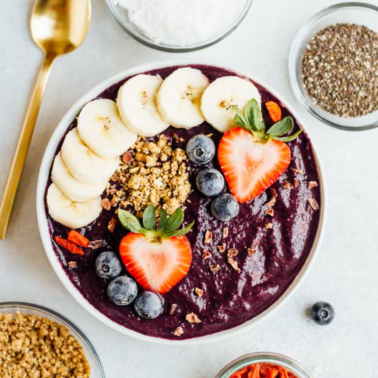 Maqui Berry Smoothie - Recipe photo by eatingbirdfood