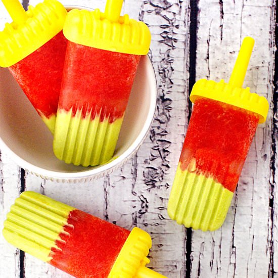 Avocado & Watermelon Ice Pops - Recipe photo by thismamacooks