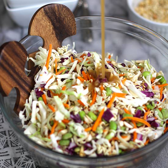 Crunchy Asian Cabbage Salad - Recipe photo by suebeehomemaker