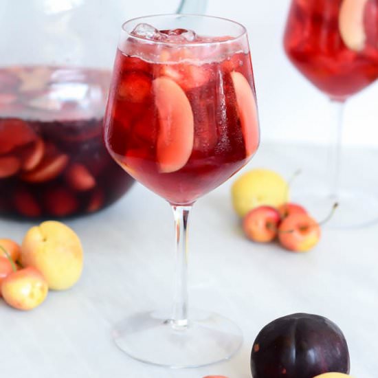 Virgin Stone Fruit Sangria - Recipe photo by robinterry1