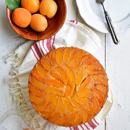 Apricot Upside Down Cake - Recipe photo by pepperdelight