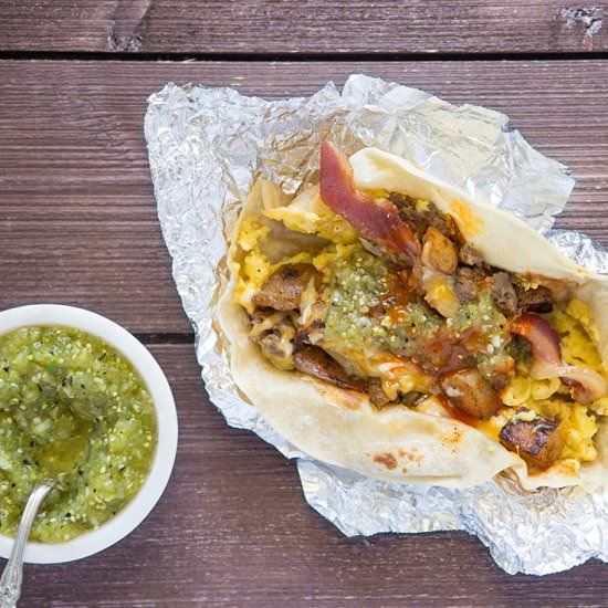 Texas Breakfast Tacos - Recipe photo by muttandchops