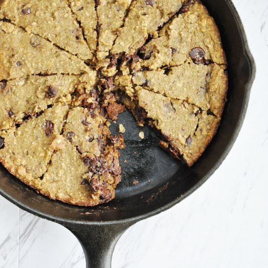 Chunky Monkey Cookie Skillet - Recipe photo by honeywhatscooking