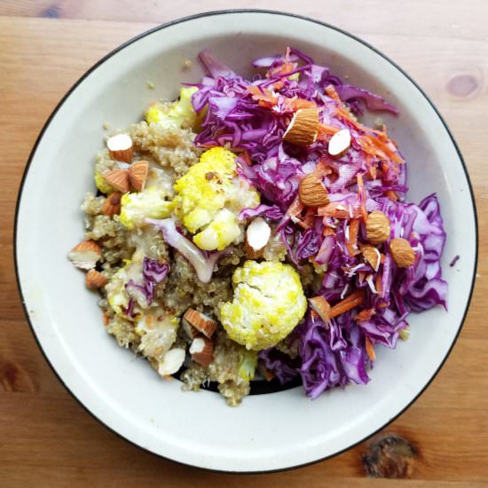 Cauliflower Quinoa Salad - Recipe photo by mghthakkar