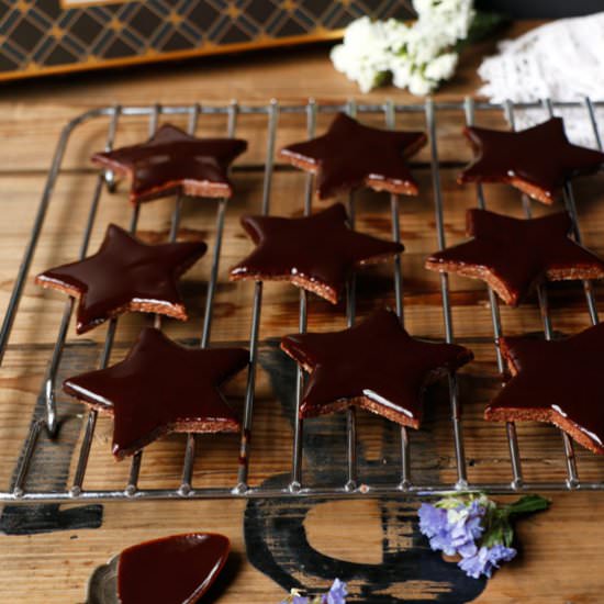 Chocolate Star Cookies - Recipe photo by nirvanacakery