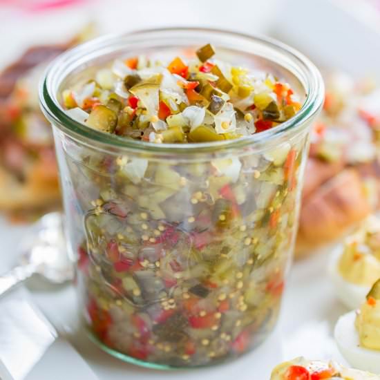 Homemade Sweet Pickle Relish - Recipe photo by Savingroomfordessert