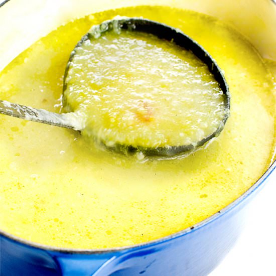Vegan Potato Leek Soup - Recipe photo by Chefjar