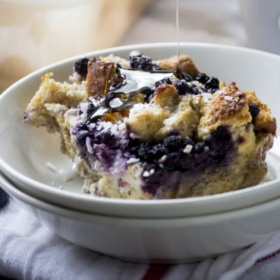 Blueberry French Toast Casserole - Recipe photo by Simpegreenmoms
