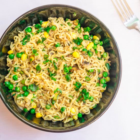 Indian Spice Stir Fry Veggie Noodle - Recipe photo by dimpieekitchen