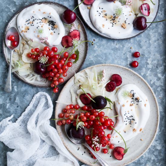 Summer berry and fennel salad - Recipe photo by TheLittlePlantation