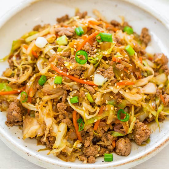 Chicken Egg Roll Bowls - Recipe photo by Averie