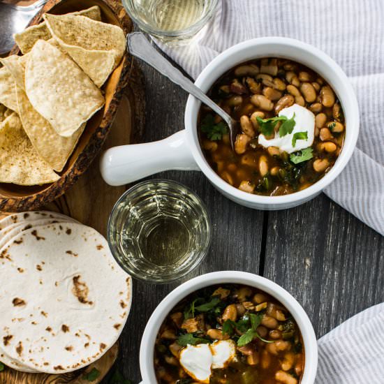 Instant Pot Charro Bean Soup - Recipe photo by apleasantlittlekitchen
