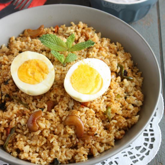 Egg Biryani - Recipe photo by sandhiya
