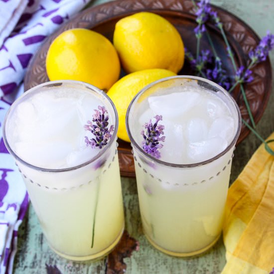 Lavender Lemonade - Recipe photo by the food blog