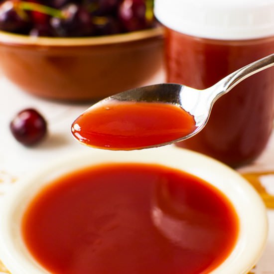 Cherry Sweet and Sour Sauce - Recipe photo by GrowaGoodLife