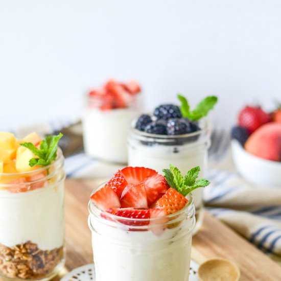 Cheesecake Yogurt Parfaits - Recipe photo by aimeebroussard