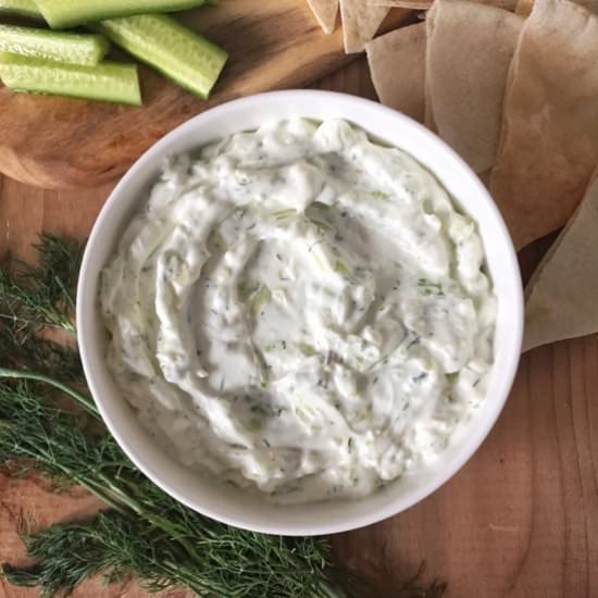 Greek Tzatziki - Recipe photo by Mia Kouppa