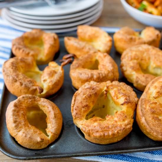 Perfect Yorkshire Puddings - Recipe photo by KitchenSanctuary