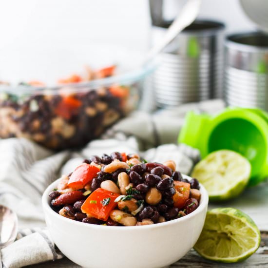Simply Perfect Bean Salad - Recipe photo by thegreybell