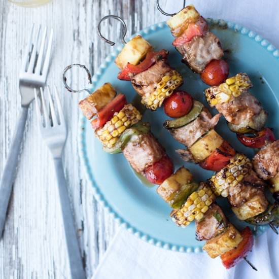 Asian Glazed Salmon Kabobs - Recipe photo by superman cooks