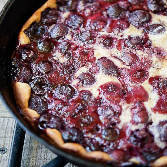 Cherry Calafoutis - Recipe photo by Four to Cook For