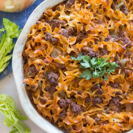 Grandma's Soup-to-Nuts Casserole - Recipe photo by thegoldlininggirl