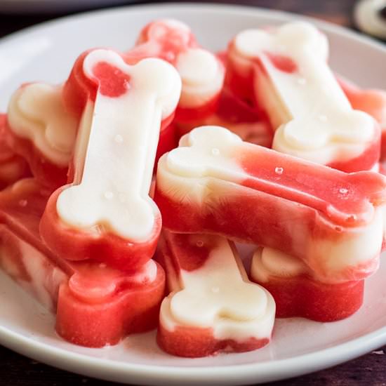 Watermelon Yogurt Frozen Dog Treats - Recipe photo by BakingMischief