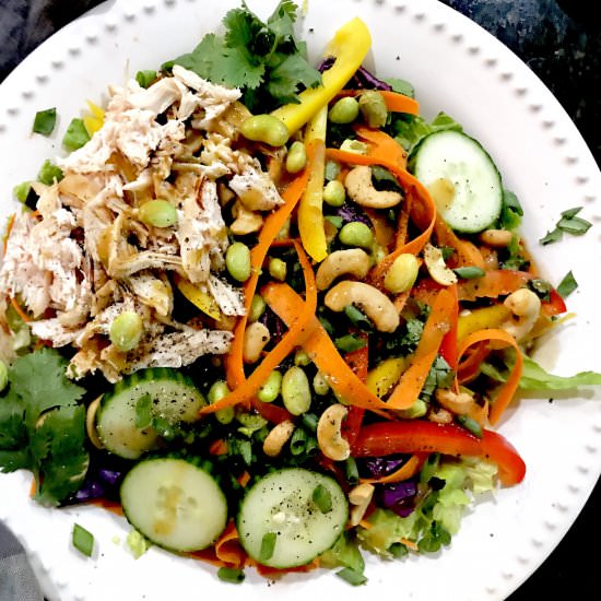 Thai Chopped Chicken Salad - Recipe photo by AHintofWine