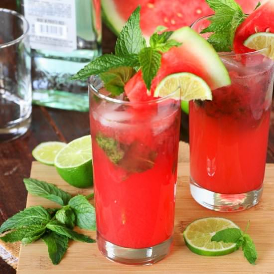 Watermelon Mojito - Recipe photo by thekitchenismyplayground