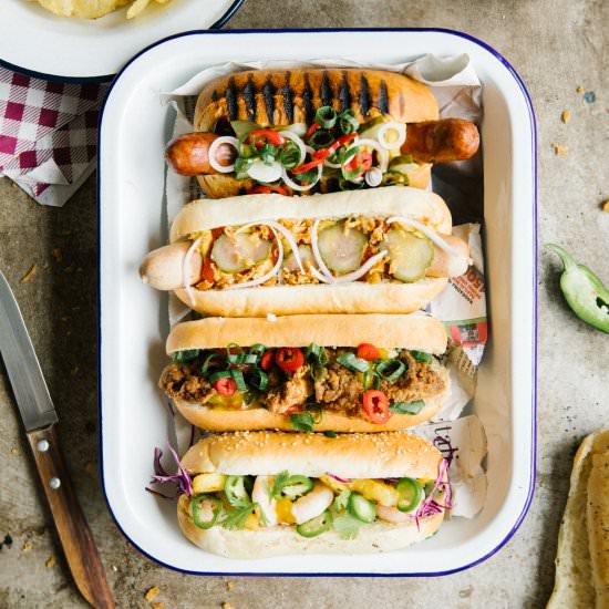 Soft No Knead Hot Dog Buns - Recipe photo by jernejkitchen